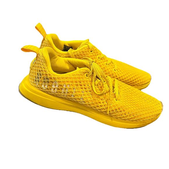 No Bull Project US Women 8.5 Yellow Knitted Trainers GUC - Picture 4 of 6